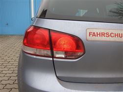 Detailaufnahme eines Schulungsfahrzeugs